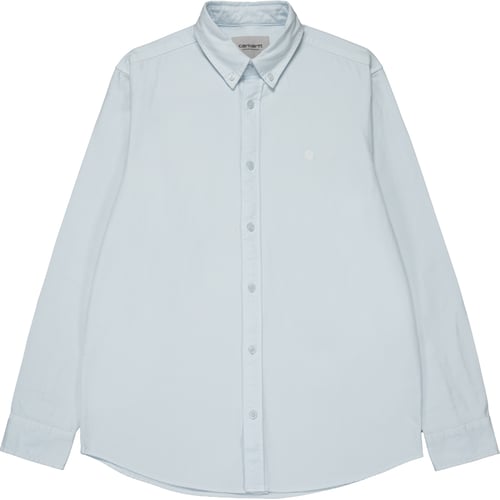 Skjorta Carhartt WIP Bolton Garment Dyed Shirt Blå | I030238