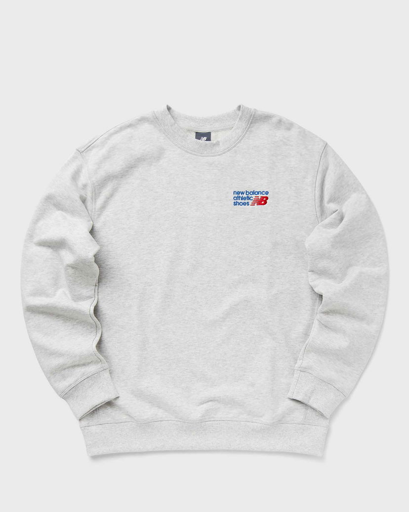 T-shirt New Balance Athletics Premium Logo Crew men Sweatshirts grey in size:XXL Grå | MT41547-AHH