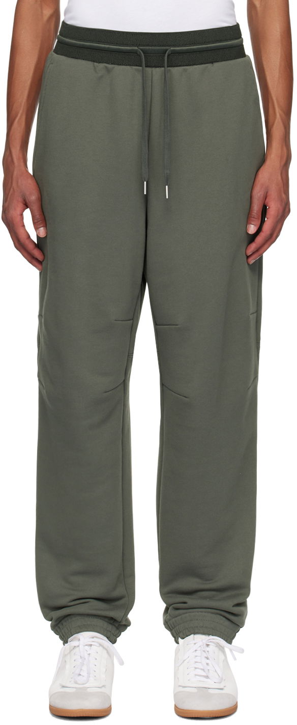 Träningsbyxor Helmut Lang Curve Sweatpants Grön | O07HM201