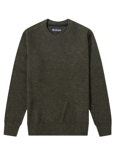 Sweater Barbour Tisbury Crew Knit Grön | MKN0844GN79
