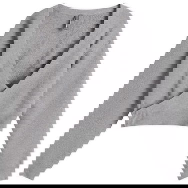 Sweater SKIMS Textured Knit Crop Cardigan Grå | LS-LST-9922W-DHG, 1