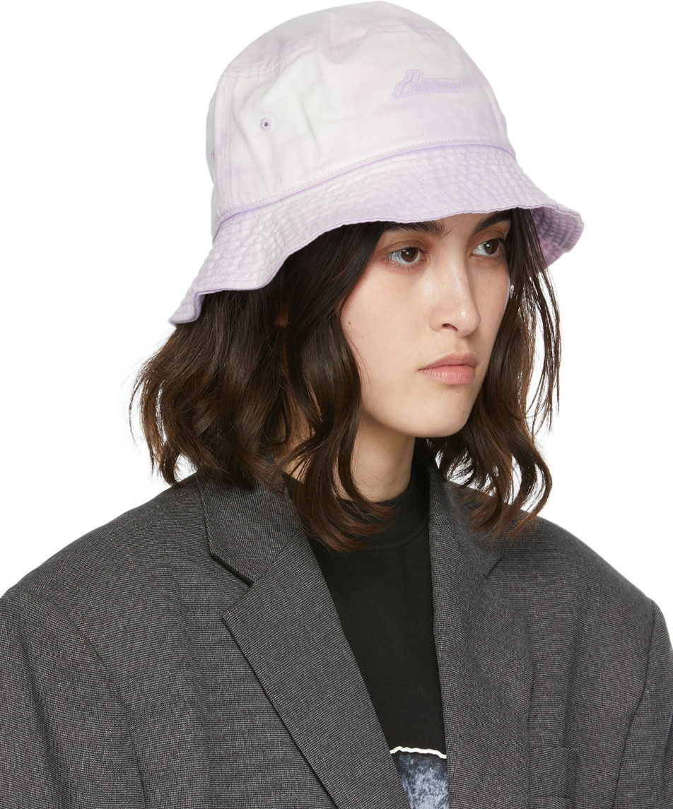Keps We11done We11done Iridescent Logo Bucket Hat Purpur | WD-AH8-20-118-U-PP, 1