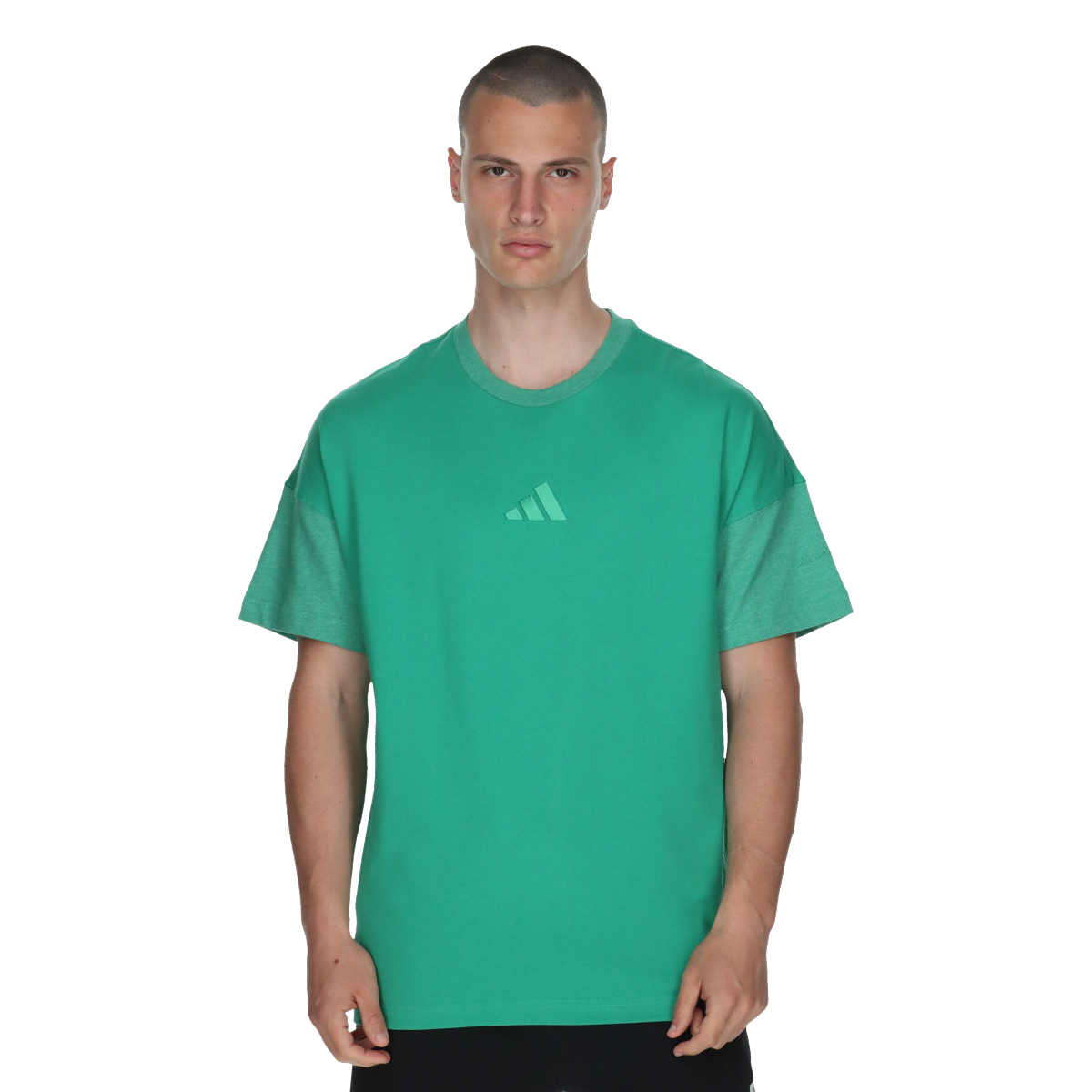 T-shirt adidas Originals All Season T-Shirt with Textured Sleeves Grön | JJ3676, 0