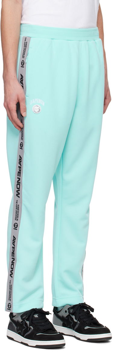 Träningsbyxor AAPE by A Bathing Ape AAPE by A Bathing Ape Stripe Sweatpants Turkos | AAPPTMA672XXMBLR, 1