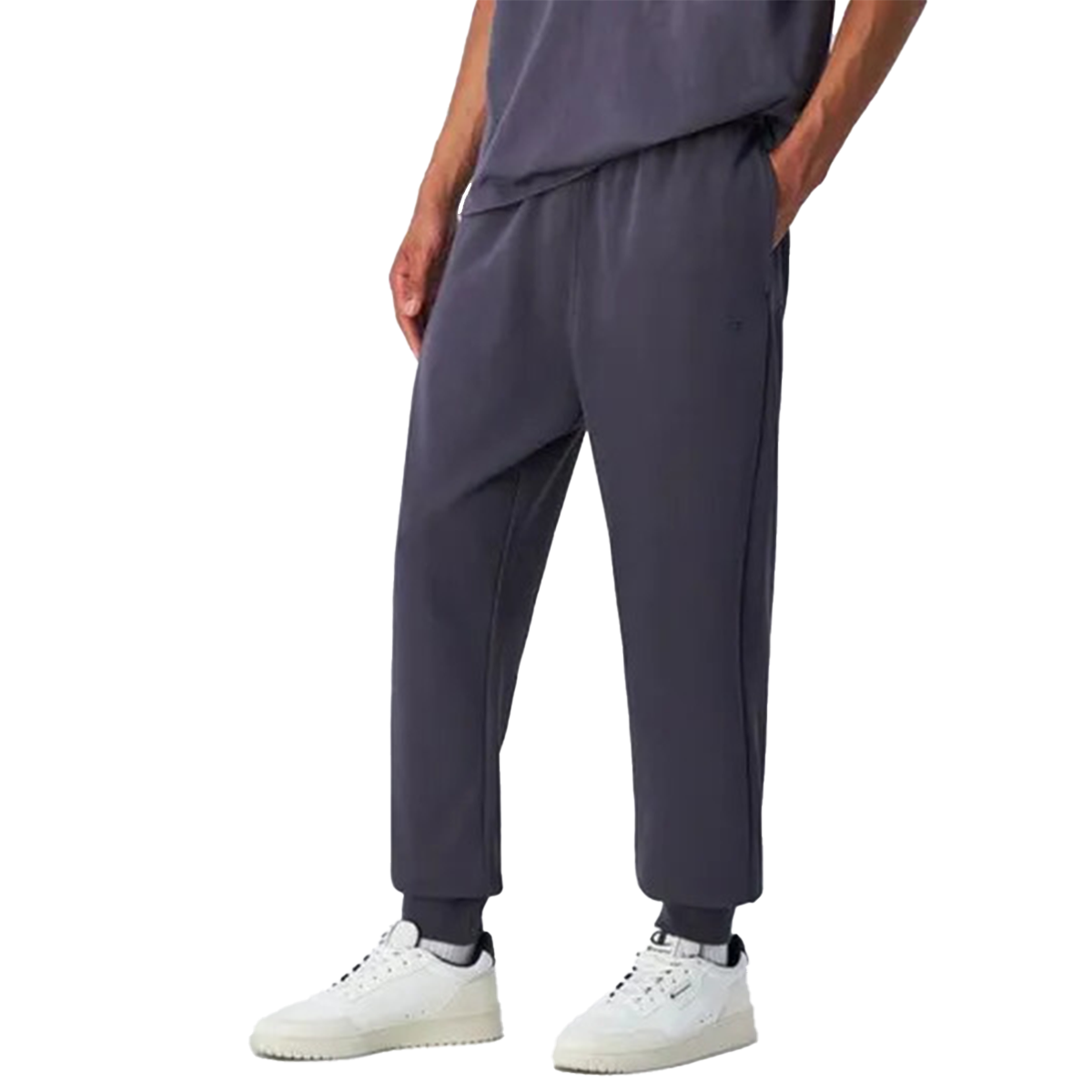 Träningsbyxor Champion Rib Cuff Joggers Grå | 220787-VS517, 0