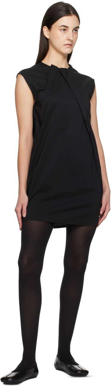 Klä Maison Margiela MM6 Maison Margiela Shirting Darting Mini Dress Svart | S52DA0066 M35043, 3