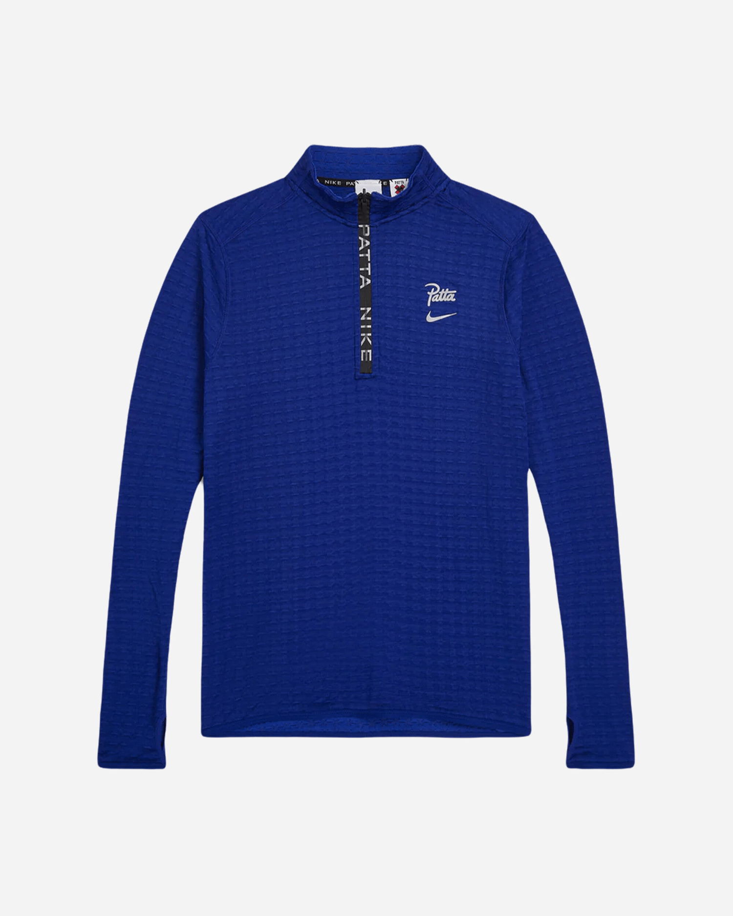 T-shirt Nike Patta Running Team Half-Zip Longsleeve Deep Royal Blue Blå | FJ3069-455, 1