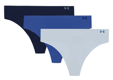 Trosor Under Armour Under Armour Solid 3-Pack Thong Underwear Flerfärgad | 1383893-453, 0