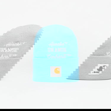 Mössa Awake NY X Carhartt WIP Un Amor Beanie Blå | AWK-CAR23-HT001-BLU, 0