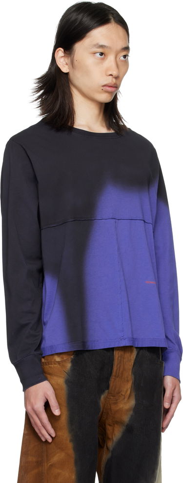 T-shirt Eckhaus Latta Eckhaus Latta Lapped Long Sleeve T-Shirt Purpur | 302-EL-PF25-S -, 4