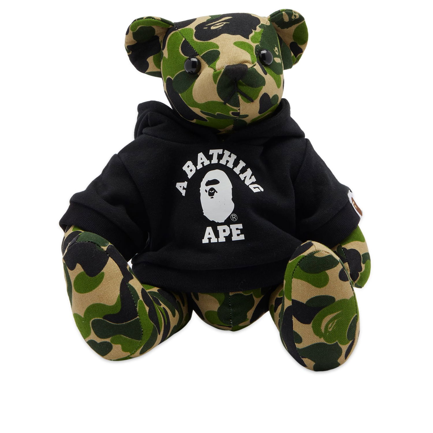 Heminredning BAPE A Bathing Ape ABC Camo Bear Plush Doll Grön | 001FGK301001M-GRN, 0
