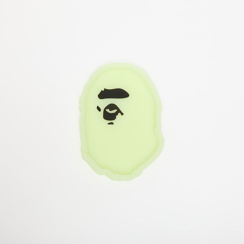Samlarobjekt BAPE A BATHING APE Ape Head Glow-in-the-Dark Tray Grön | 001GDL301022MGRN