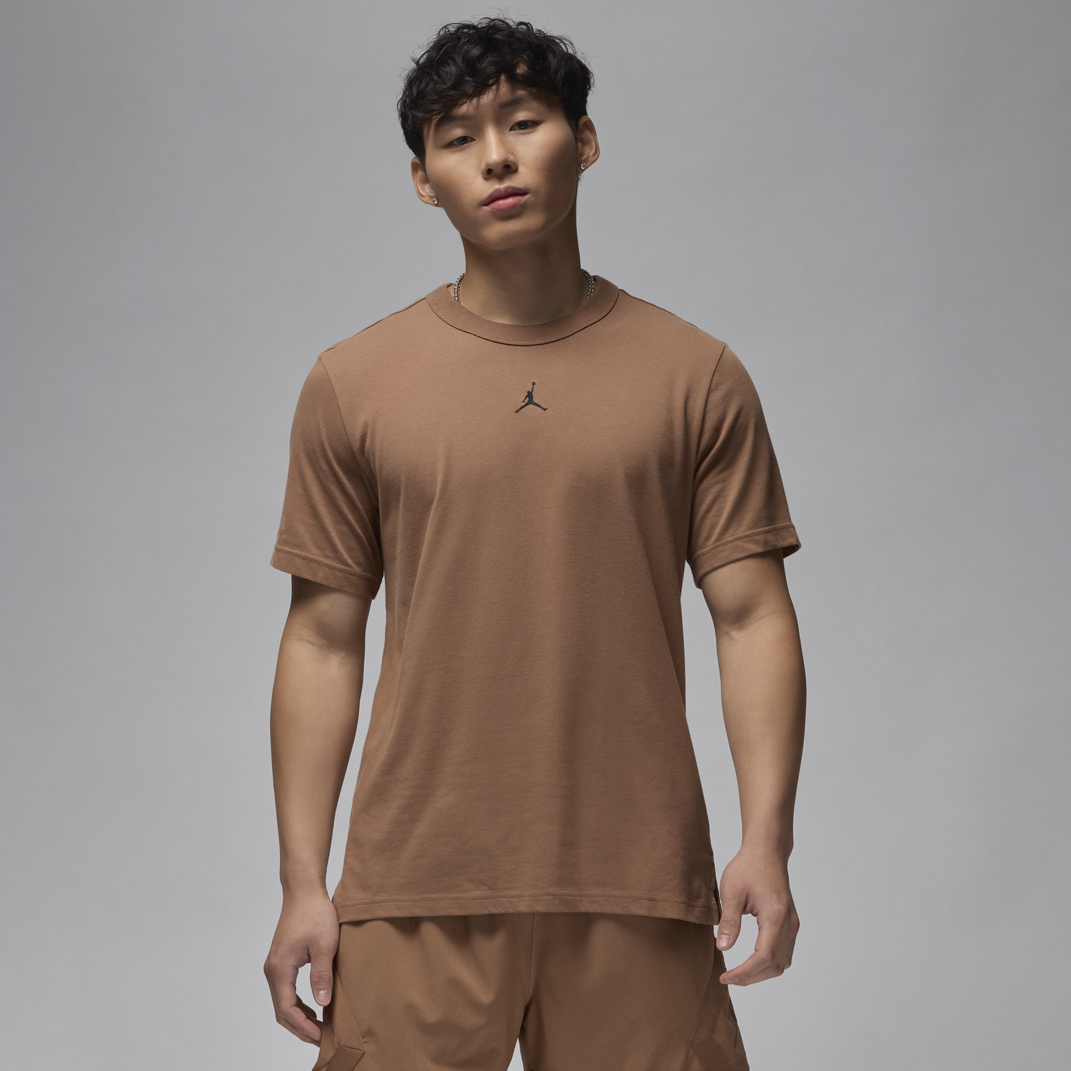 T-shirt Jordan Dri-FIT Jordan Sport Brun | FN5829-223, 0