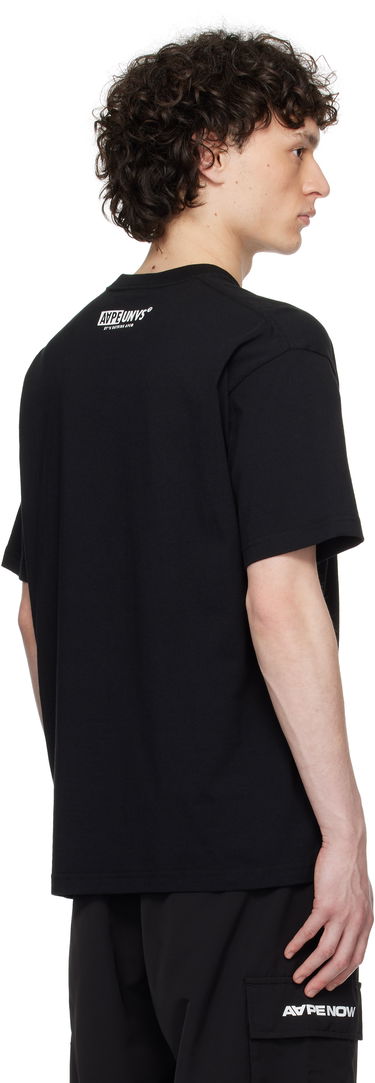 T-shirt AAPE by A Bathing Ape AAPE by A Bathing Ape Universe Logo T-Shirt Svart | AAPTEM1648XXNBKX, 2