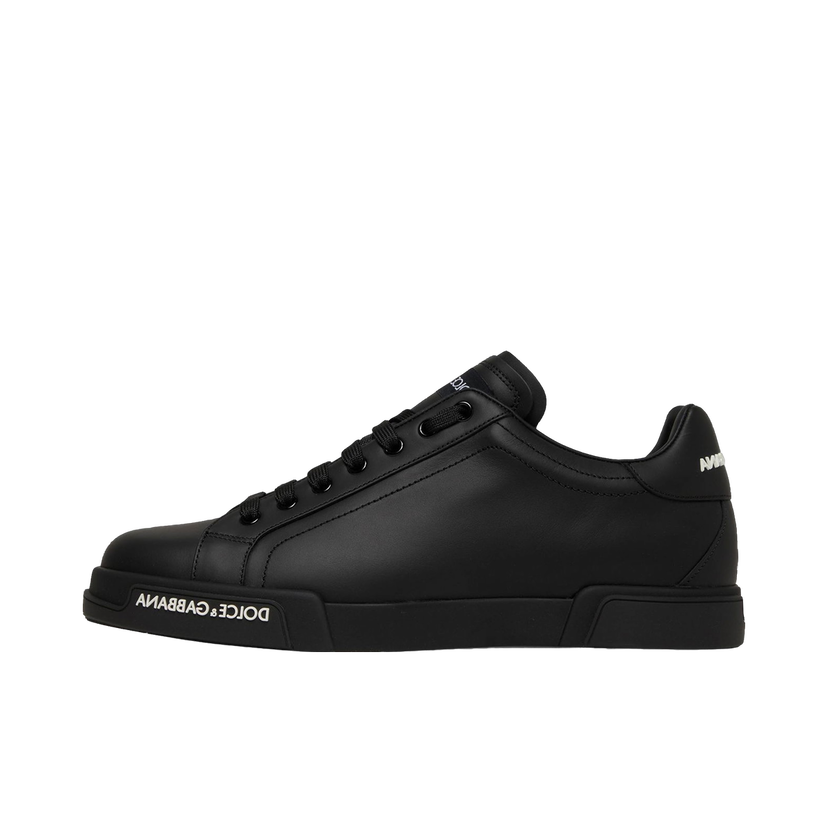 Sneakers och skor Dolce & Gabbana Portofino Classic Black White Svart | CS1774 AA335 8B956