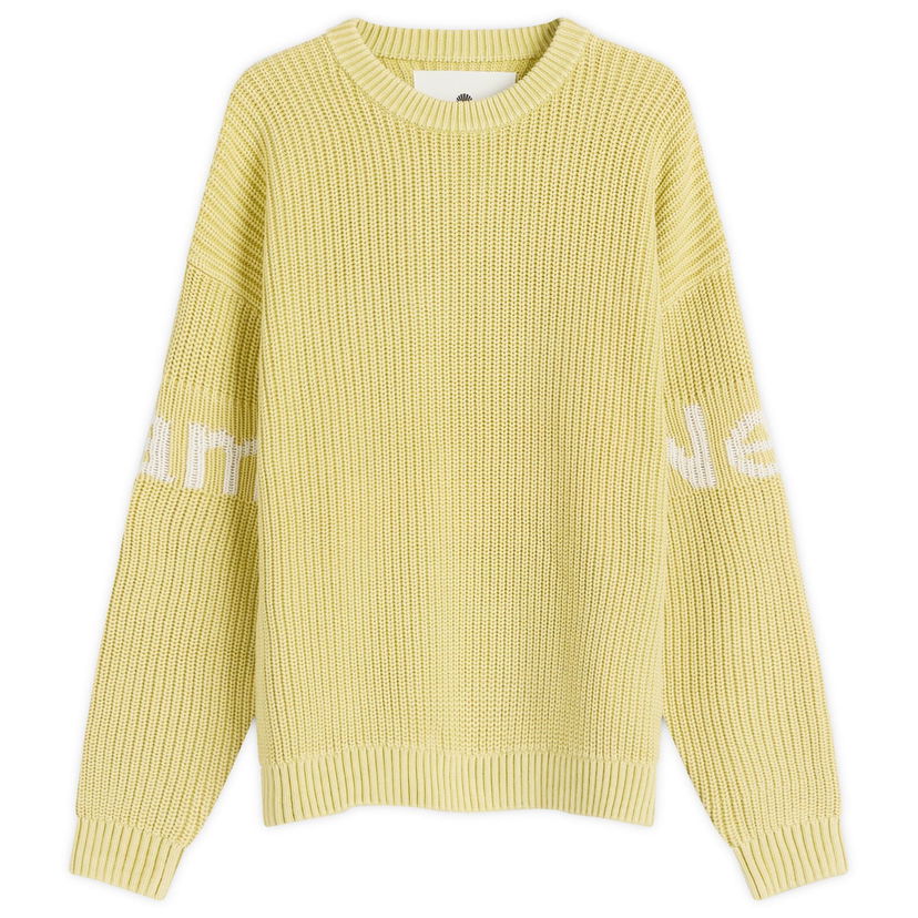 Sweater New Amsterdam Surf Association New Amsterdam Surf Association Logo Crew Knit Sweater Gul | 2501108001