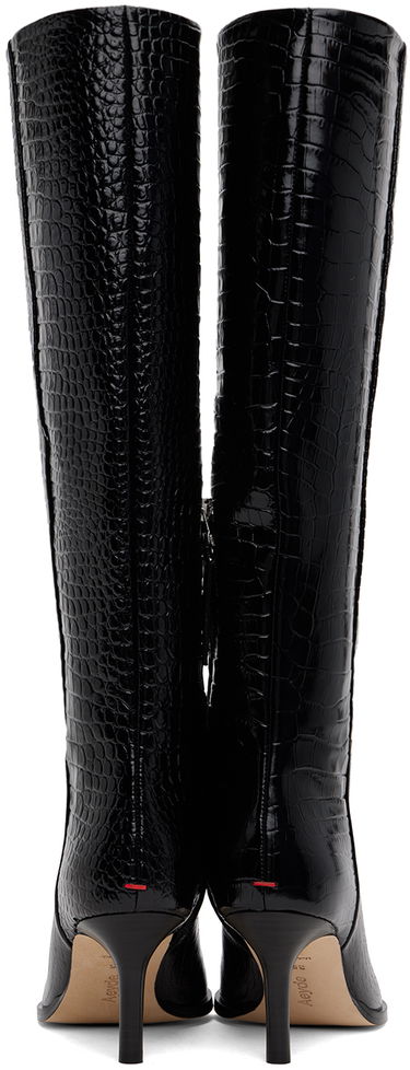 Strumpor Aeyde Aeyde Tula Leather Tall Boots Svart | A11-KB-TULP75ST95-FW24-800-065, 1