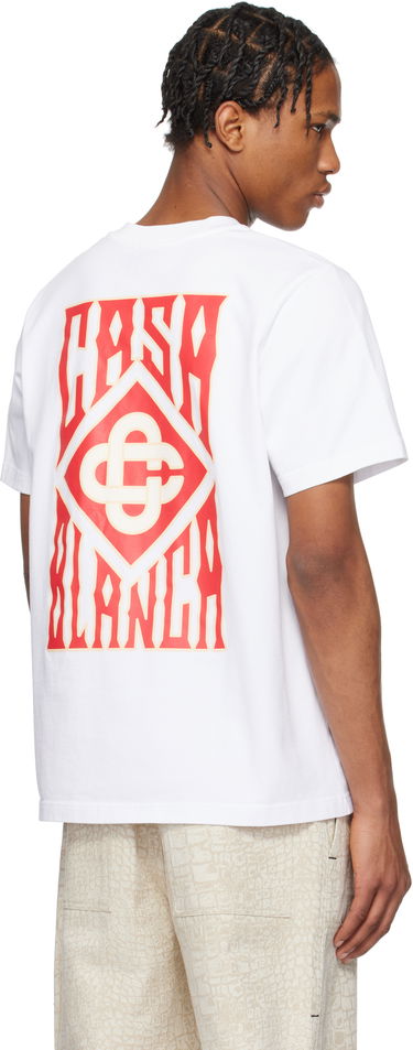 T-shirt Casablanca Casablanca Gothic Logo T-Shirt Vit | MS25-JTS-001-19-EX-SSENSE, 2