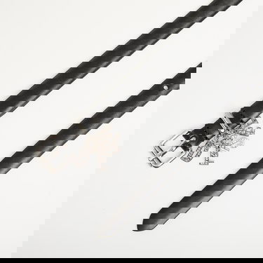 Bälten Diesel Diesel Logo B-Charm-Loop Belt Svart | X10304_PR227 Black, 1