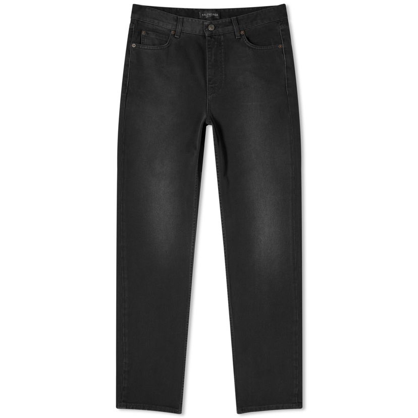 Jeans Balenciaga Runway Slim Jeans Svart | 767973-TNW11-1672