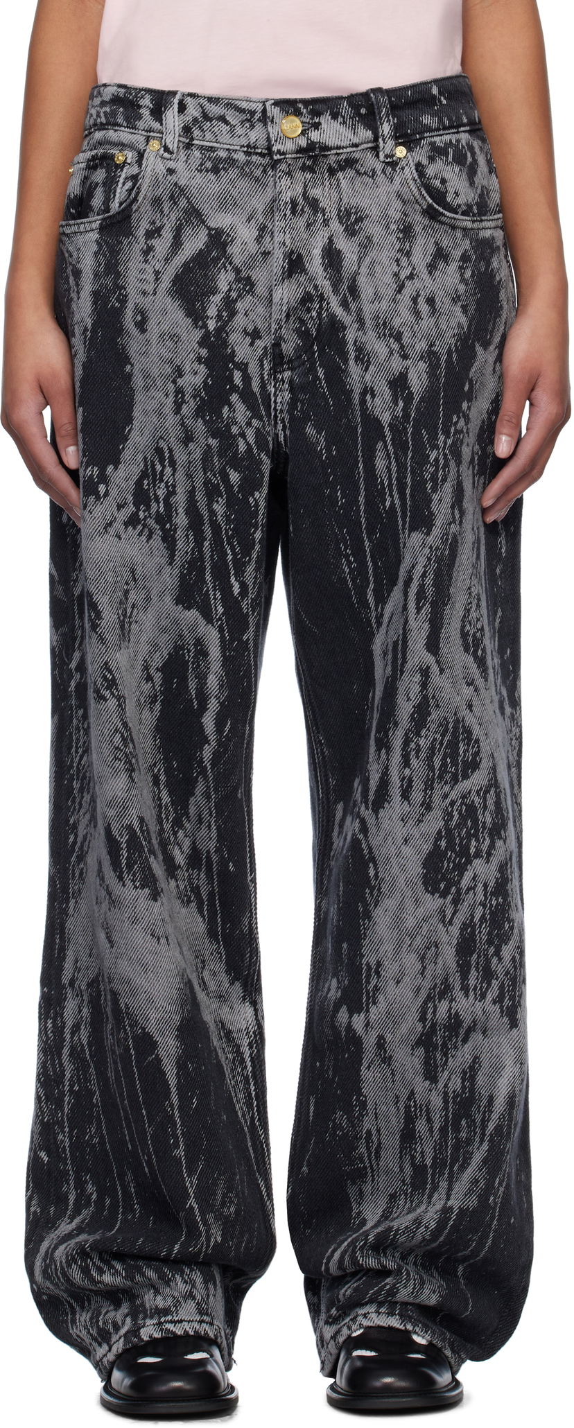 Jeans GANNI Ganni Heavy Denim Izey Jeans Svart | J1595