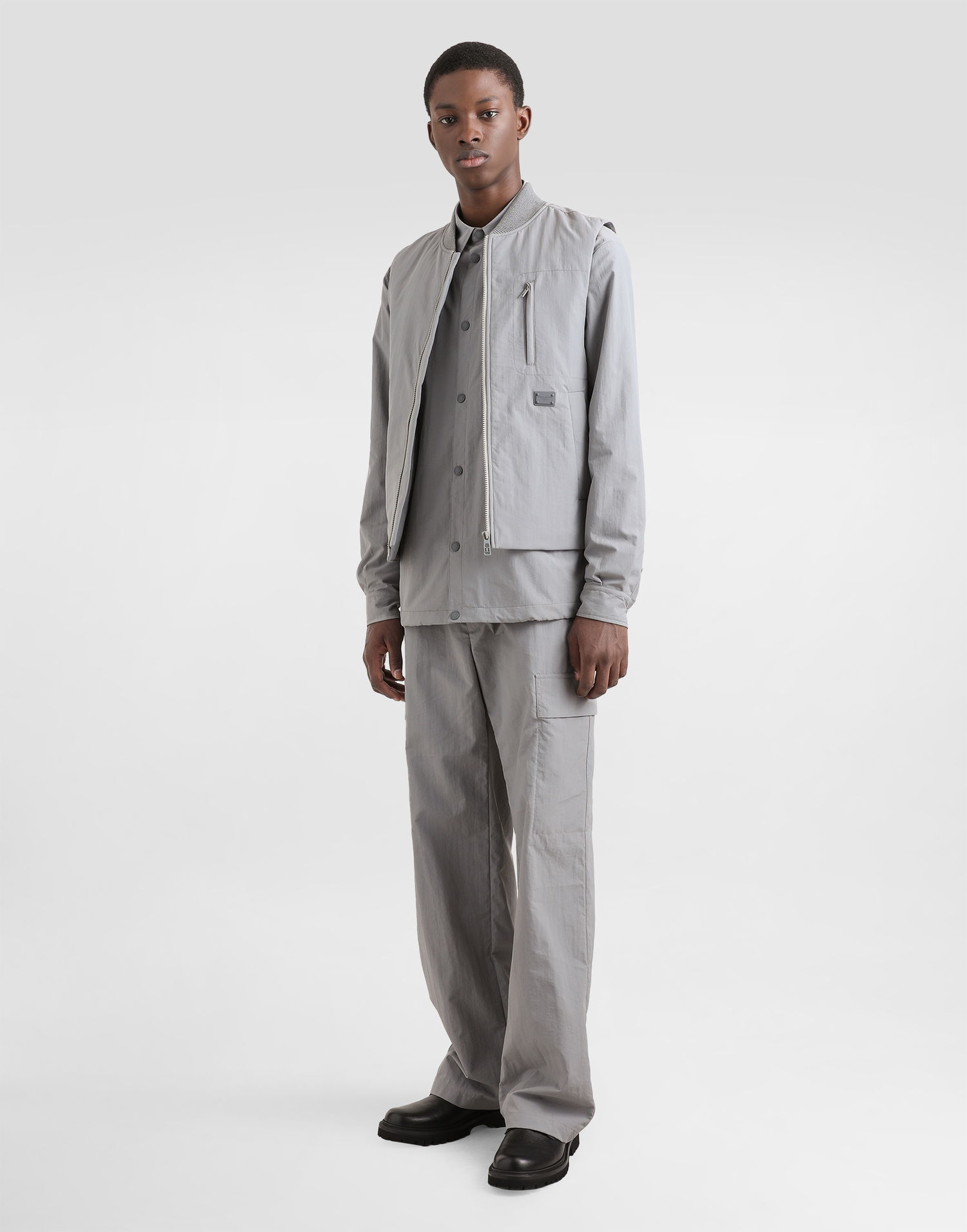 Cargo byxor Dolce & Gabbana Dolce & Gabbana Technical Fabric Cargo Pants Grå | GP0L3TFUS26N0040, 1