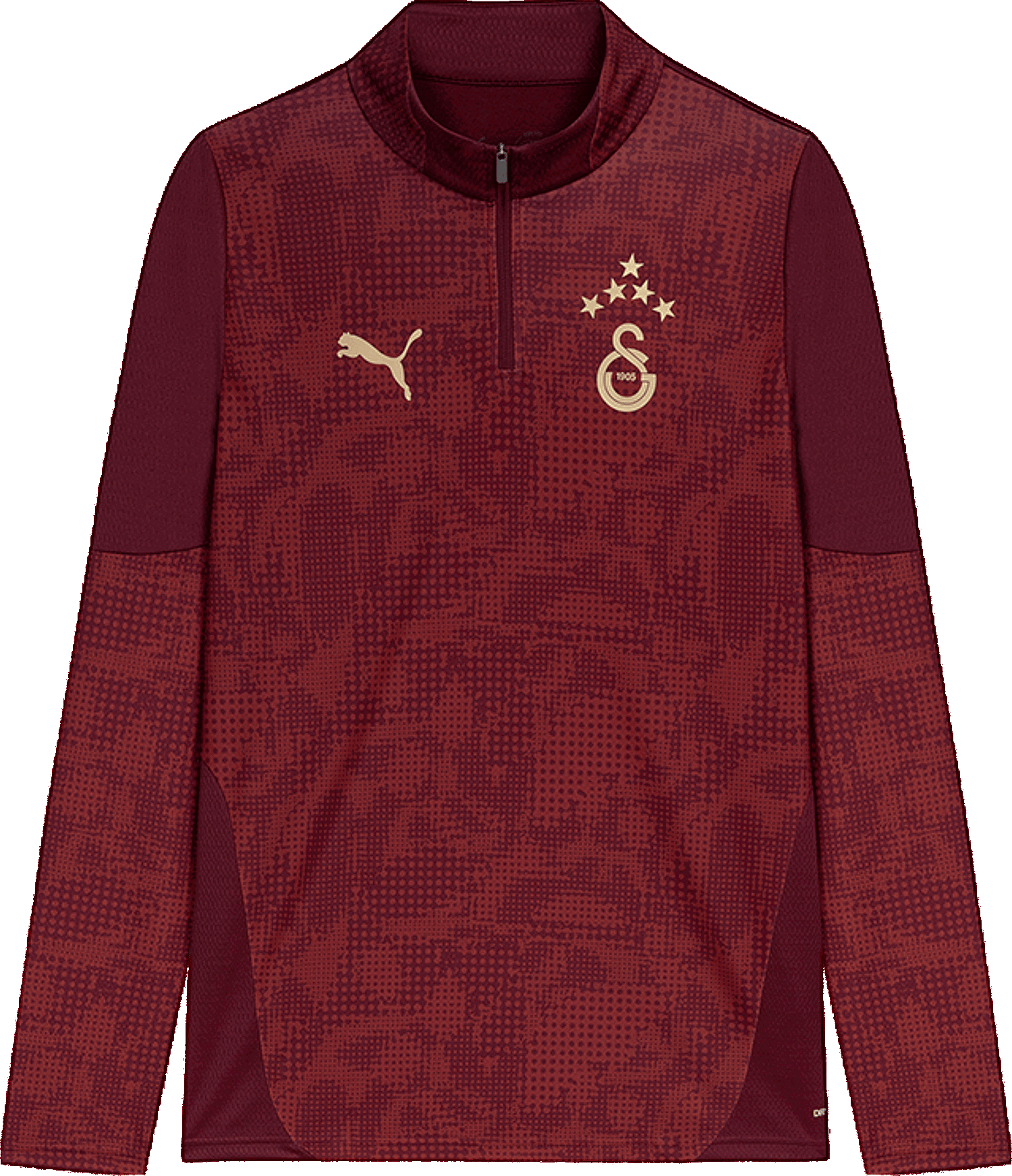 T-shirt Puma Puma GSK Training 1/4 Zip Top Bourgogne | 782887-03, 0