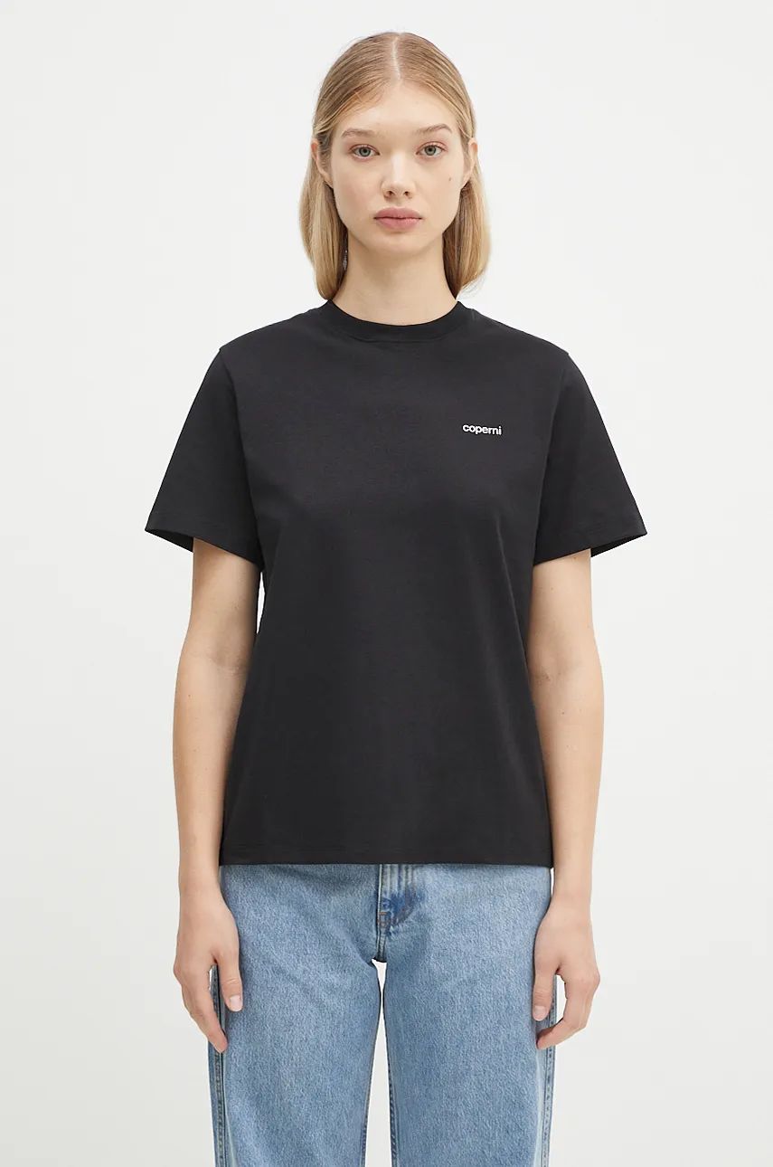 T-shirt Coperni Boxy Logo T-Shirt Svart | COPJS03504, 0