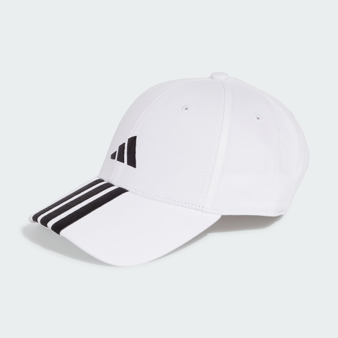 Keps adidas Performance 3-Stripes Baseball Cap Vit | JE5652, 0
