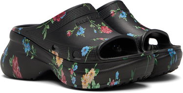 Sneakers och skor Balenciaga Balenciaga Crocs Edition Floral Pool Slides Svart | 677389W1S8G, 3