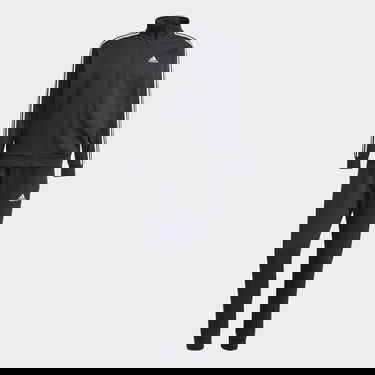 Träningsbyxor adidas Originals Basic 3-Stripes Fleece Track Suit Svart | IJ6067, 4