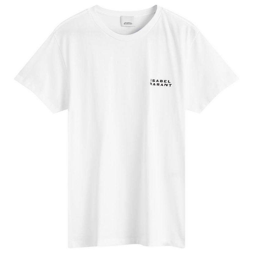 T-shirt ISABEL MARANT Vidal Logo T-Shirt Vit | TS0103FA-A2N44I