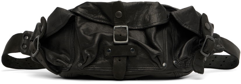 Midjeväska Yohji Yamamoto Shoulder 3Pin Body Belt Bag Svart | HL-I06-777