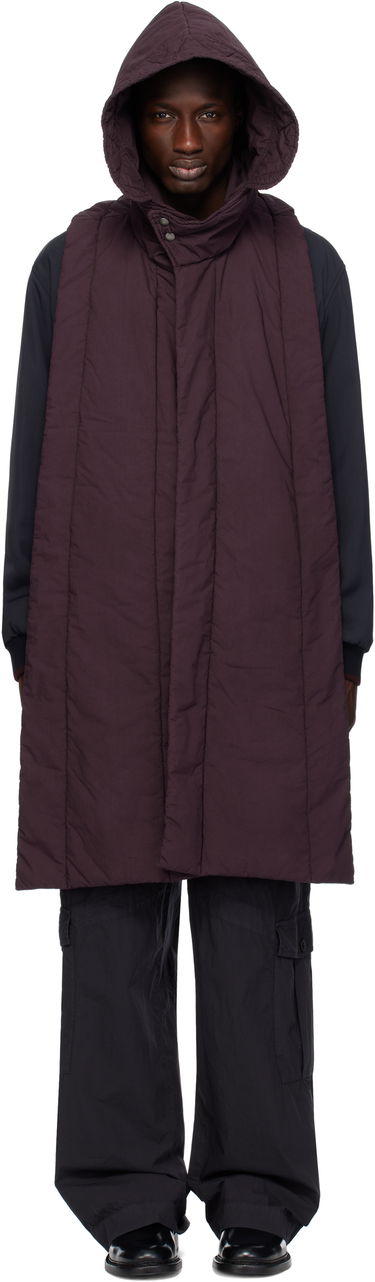 Väst Dries Van Noten Dries Van Noten Hooded Cotton Vest Purpur | 251-020601-1148, 0