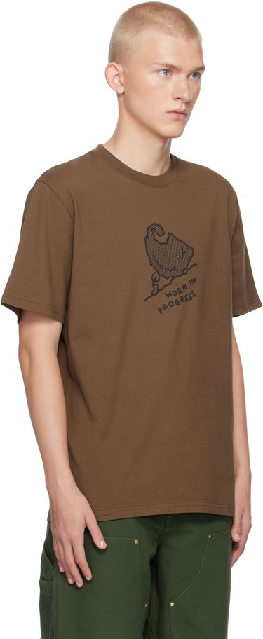 T-shirt Carhartt WIP Move On Up Graphic Print T-Shirt Brun | I033988, 1