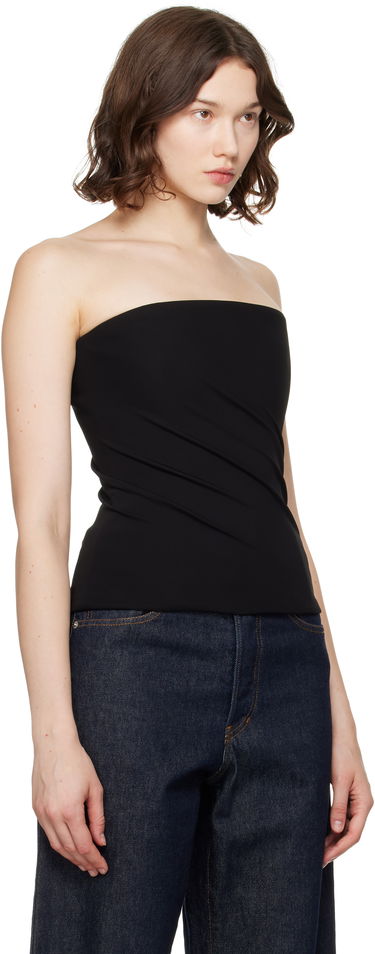 Linne Versace Versace Strapless Twisted Top Svart | 1020826_1A14475, 1