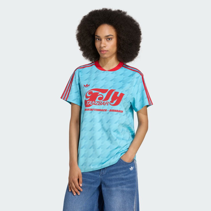 Jersey adidas Performance Allover Print Graphic Football Jersey Turkos | JW2771