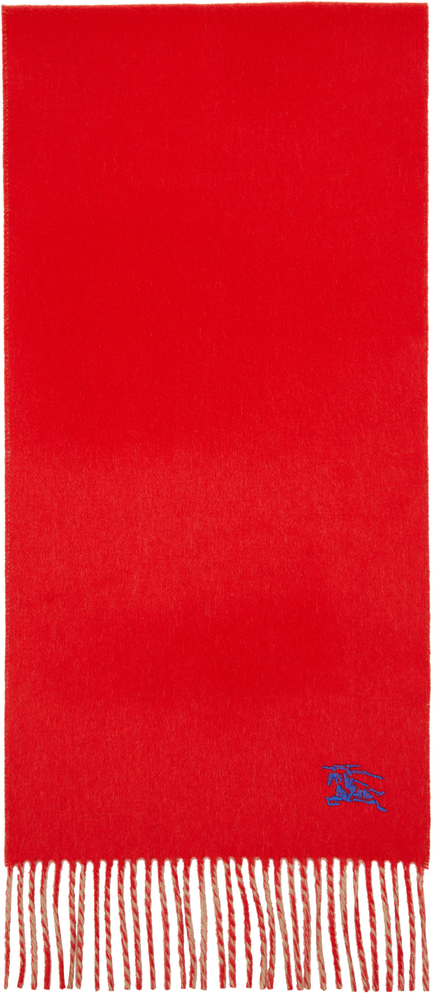 Halsduk Burberry Reversible Cashmere Scarf by Burberry Röd | 8077823, 0