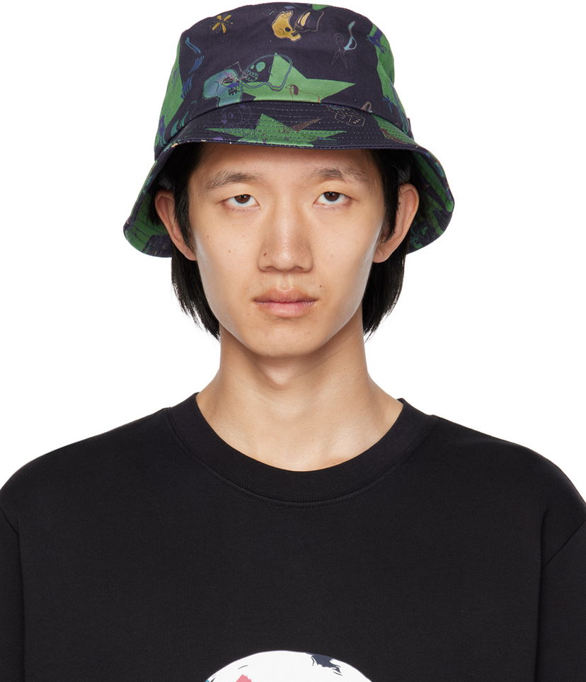 Hatt Paul Smith PS Paul Smith Tattoo Print Bucket Hat Flerfärgad | M2A-921DT-M449