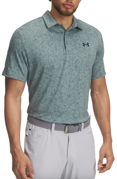 Polotröja Under Armour Playoff 3.0 Printed Polo Turkos | 1378677-323, 0
