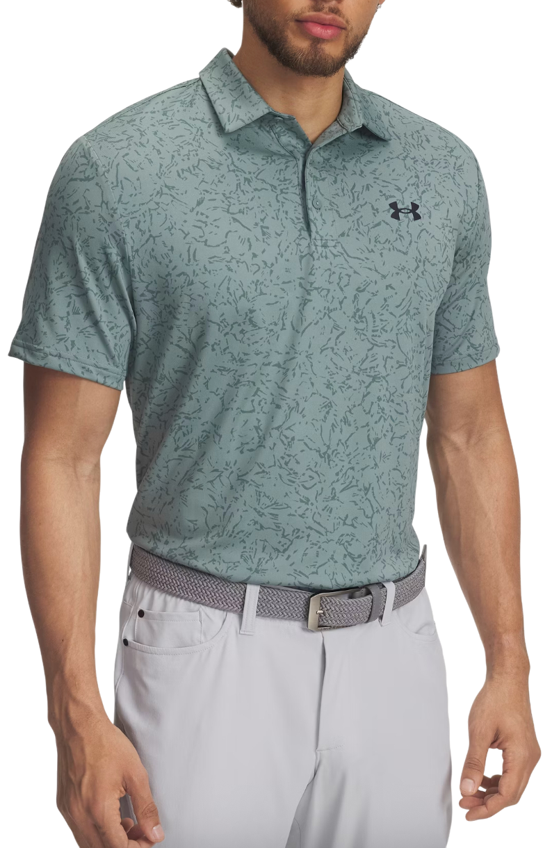 Polotröja Under Armour Playoff 3.0 Printed Polo Turkos | 1378677-323