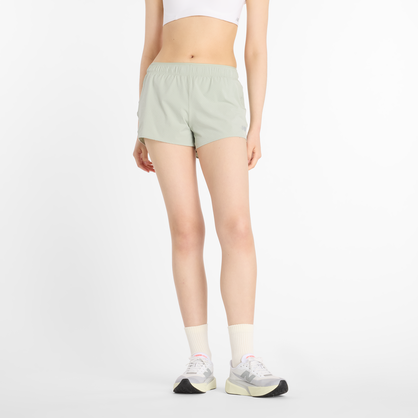 Shorts New Balance Women's Running Shorts Grön | NBWS41286GAS