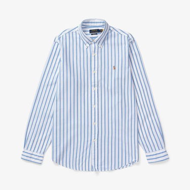 Skjorta Polo by Ralph Lauren Custom Fit Striped Oxford Shirt Flerfärgad | 710906622001, 0