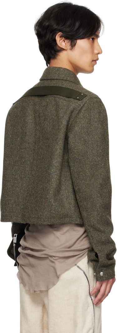 Jacka Rick Owens Rick Owens Alice Brad Cropped Jacket Grön | RU02E1720 WRU, 2