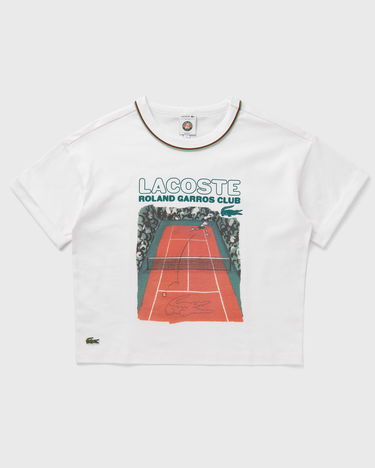 T-shirt Lacoste Lacoste Roland Garros Club Graphic T-Shirt Vit | TF8790-70V, 0
