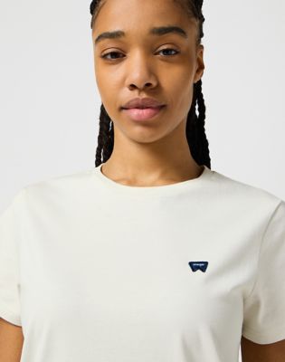 T-shirt Wrangler Wrangler Round Tee Vit | 112350191:XXL, 1