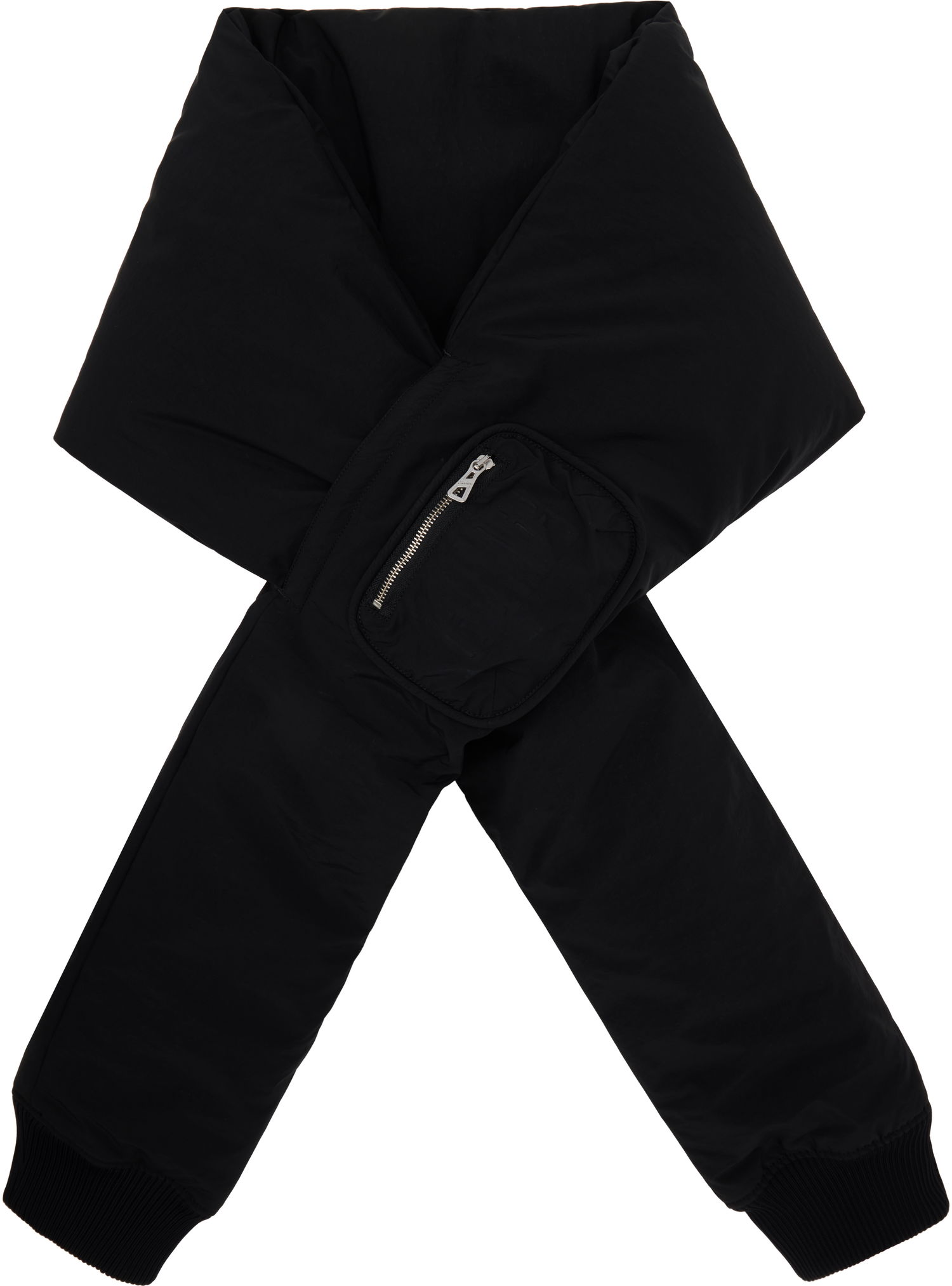 Halsduk Jean Paul Gaultier Jean Paul Gaultier Padded Sleeve Scarf Svart | 25/03-U-AC003-W007-00, 0