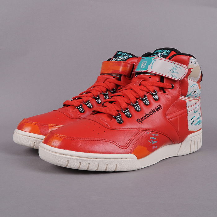 Sneakers och skor Reebok Exofit Plus Hi Basquiat Röd | v48183, 0
