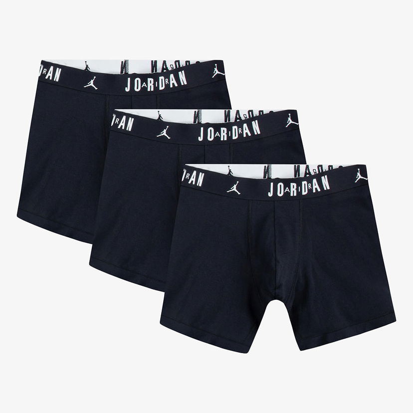 Boxare Jordan Jordan Flight Cotton Core 3-Pack Boxer Briefs Mörkblå | JM0622-023