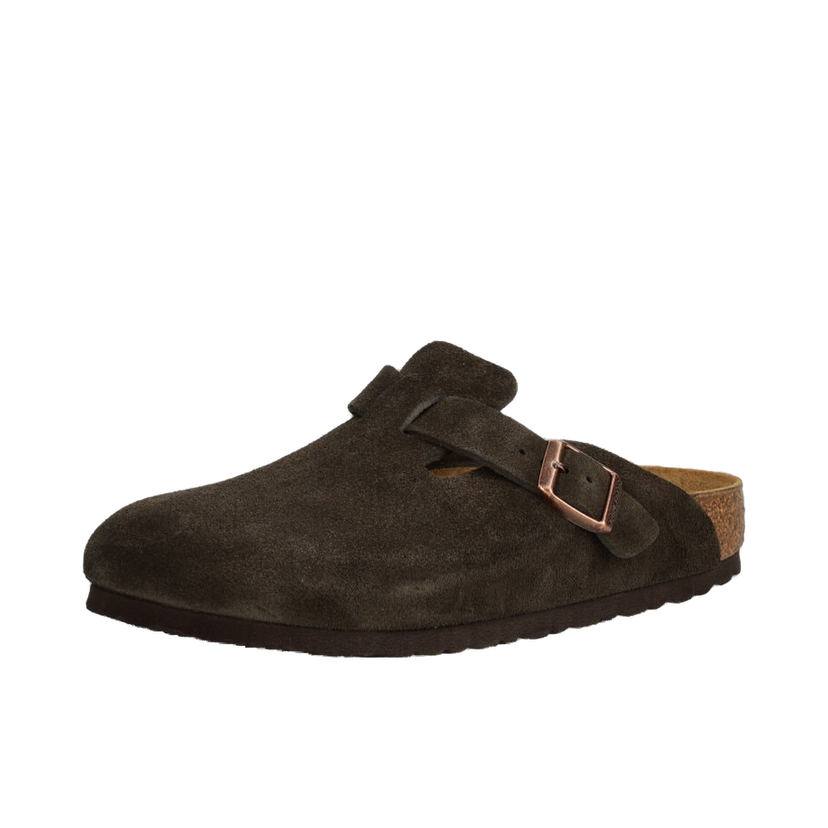 Sneakers och skor Birkenstock Birkenstock Boston Suede Clogs Brun | 1027460